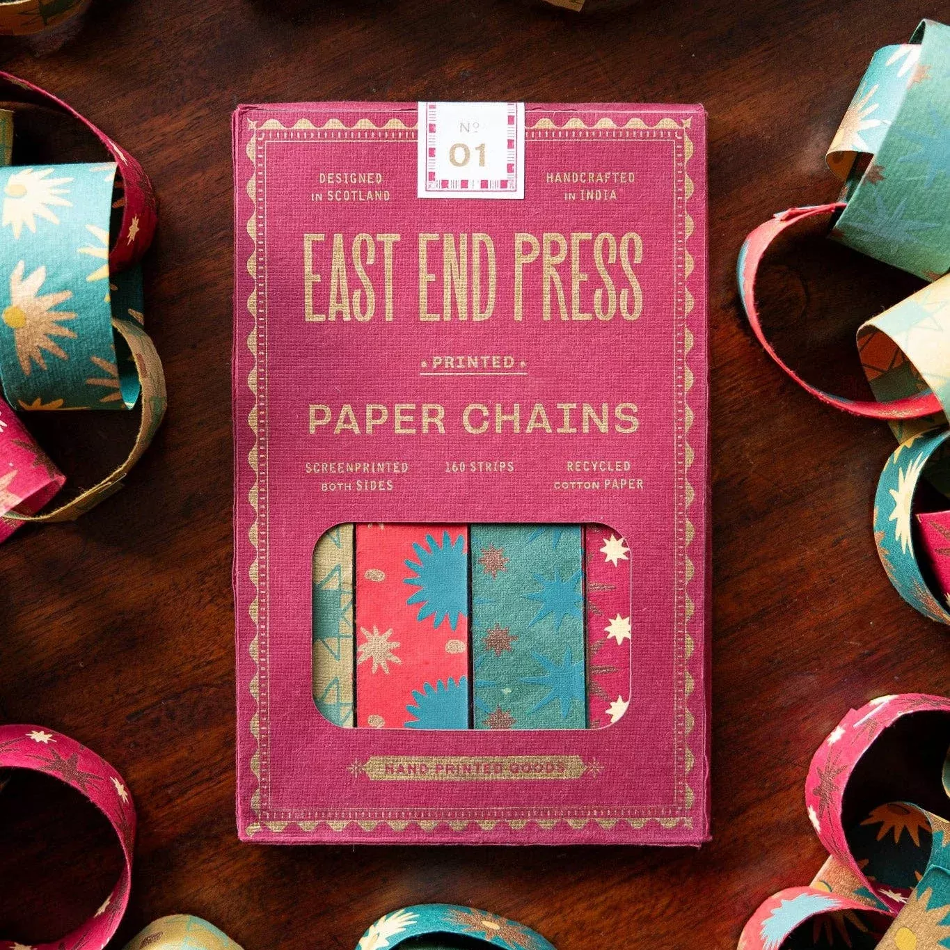 East End Press Festive Paper Chain Kit