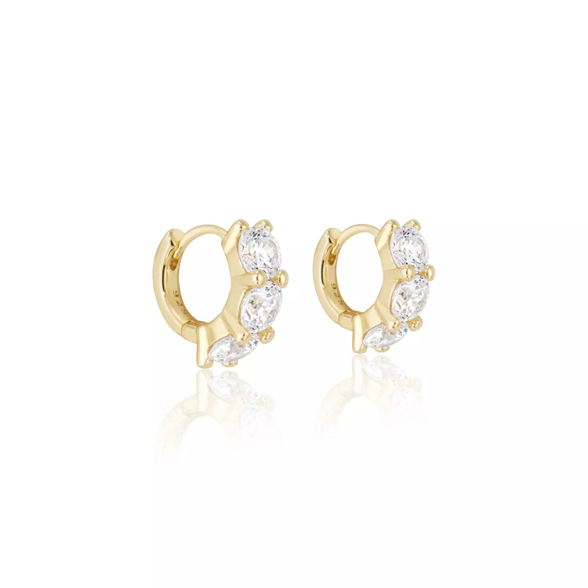 Elli Parr Asher Huggies in Gold