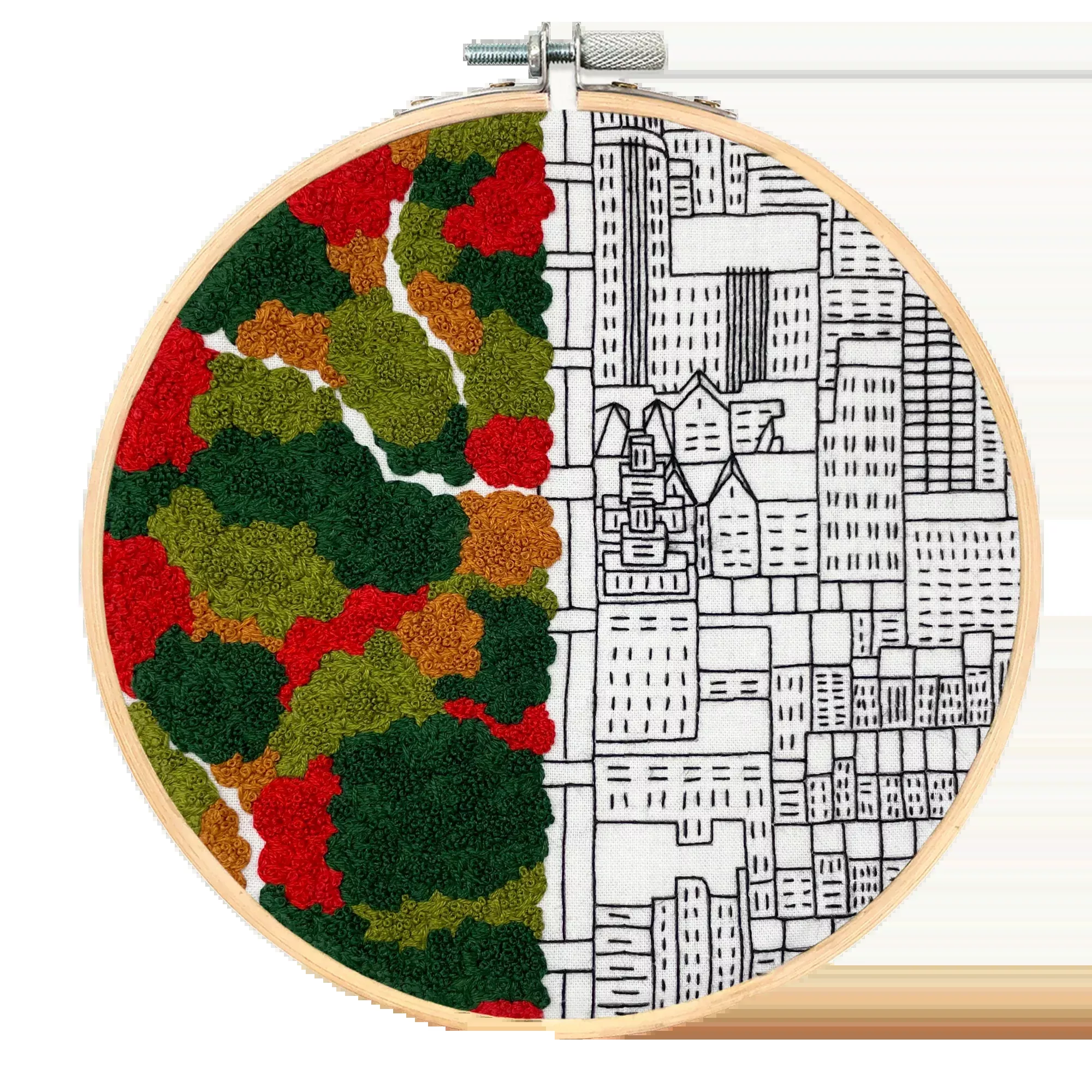 Embroidery & Sage – Autumn In NY - Embroidery Kit