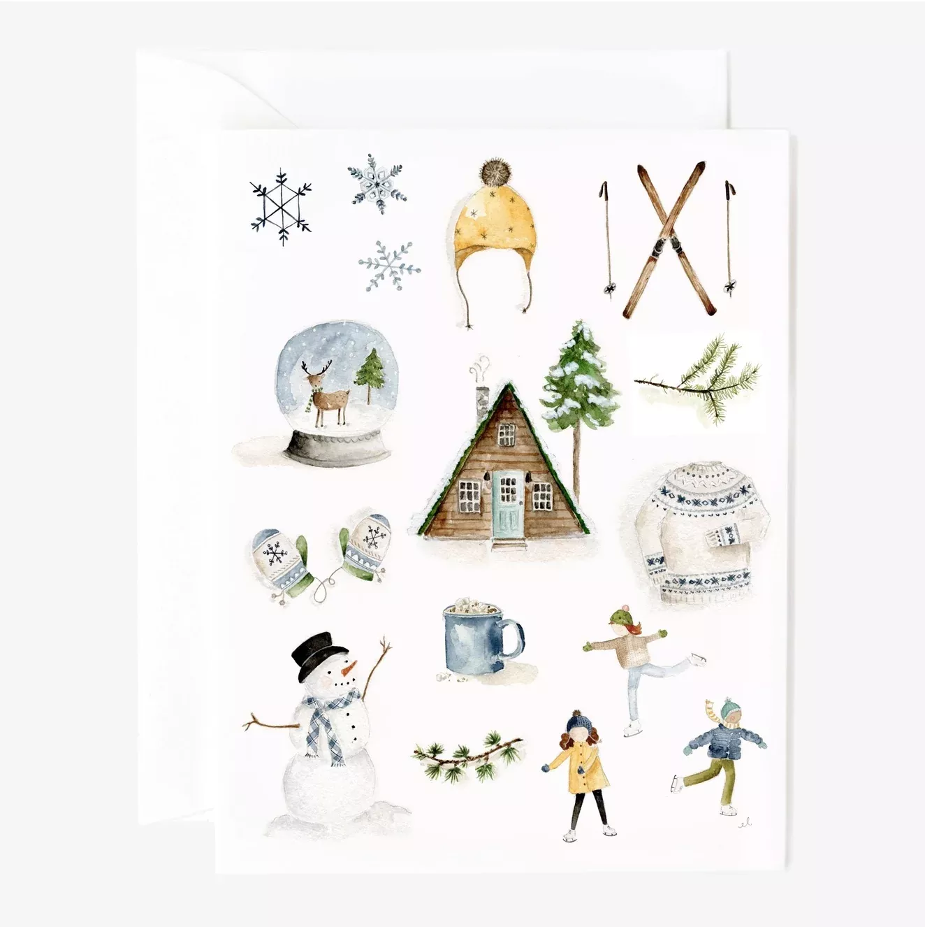 Emily Lex Winter Notecards Set of 8