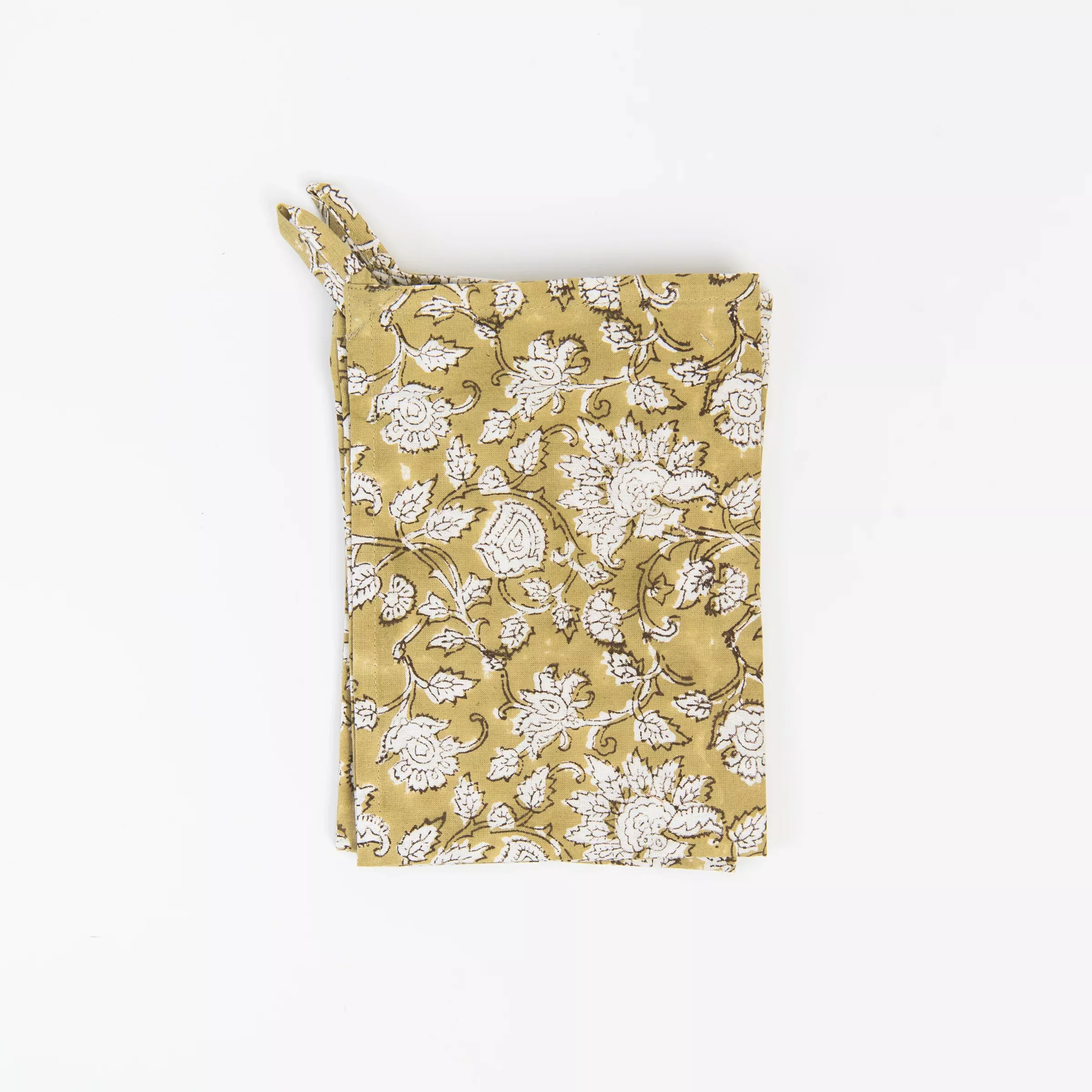 Emmy Block Print Tea Towels, Set of 2