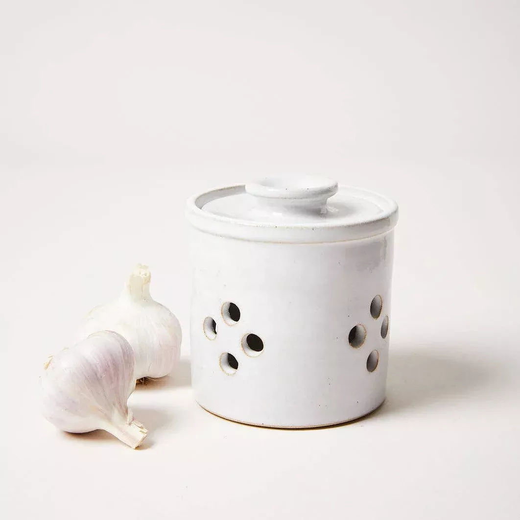 Farmhouse Pottery Silo Garlic Keeper