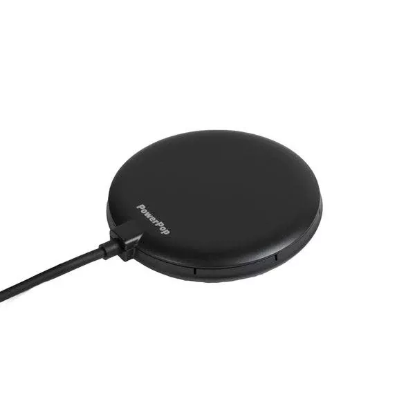 Fashionit PowerPop Smartphone Charger – Metallic Black