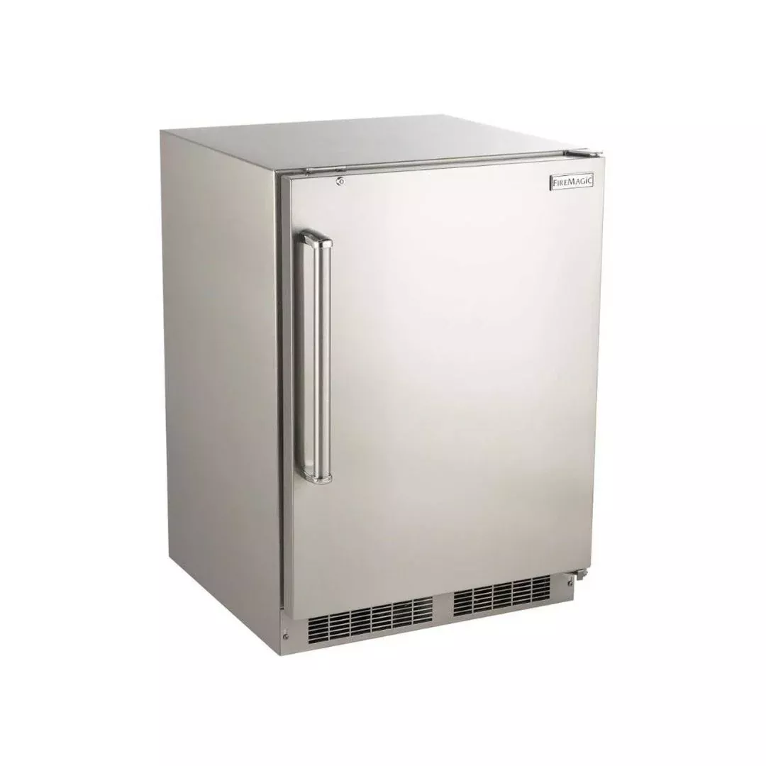Fire Magic 24-Inch 5.1 Cu. Ft. Right Hinge Outdoor Rated Compact Refrigerator