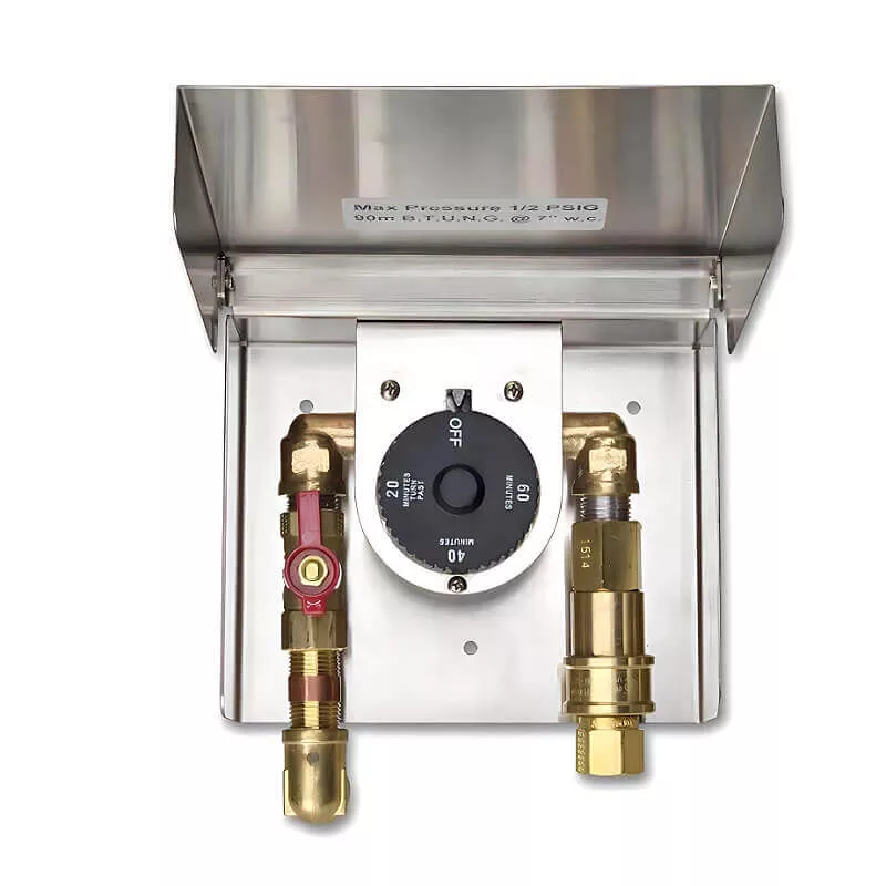 Fire Magic Gas Connection Box with 1-Hour Timer & Quick Disconnect - 5521-01T