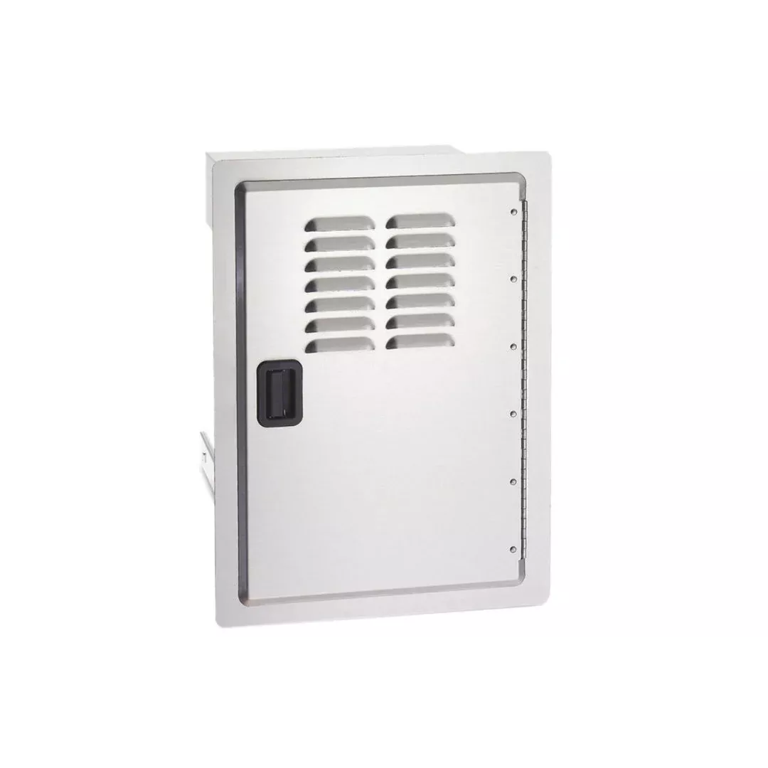 Fire Magic Legacy 14-Inch Stainless Louvered Single Access Door - Vertical