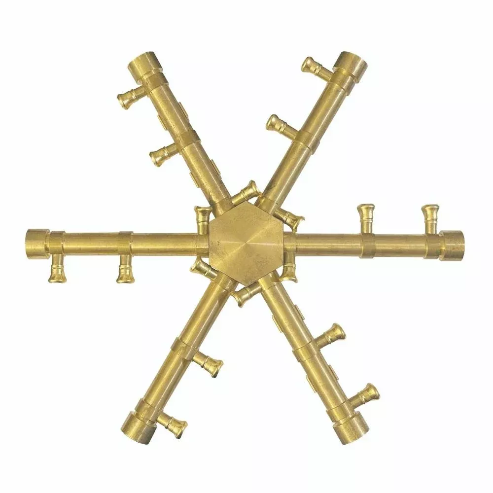 Firegear Pro Series Burning Spur - Brass Gas Burner