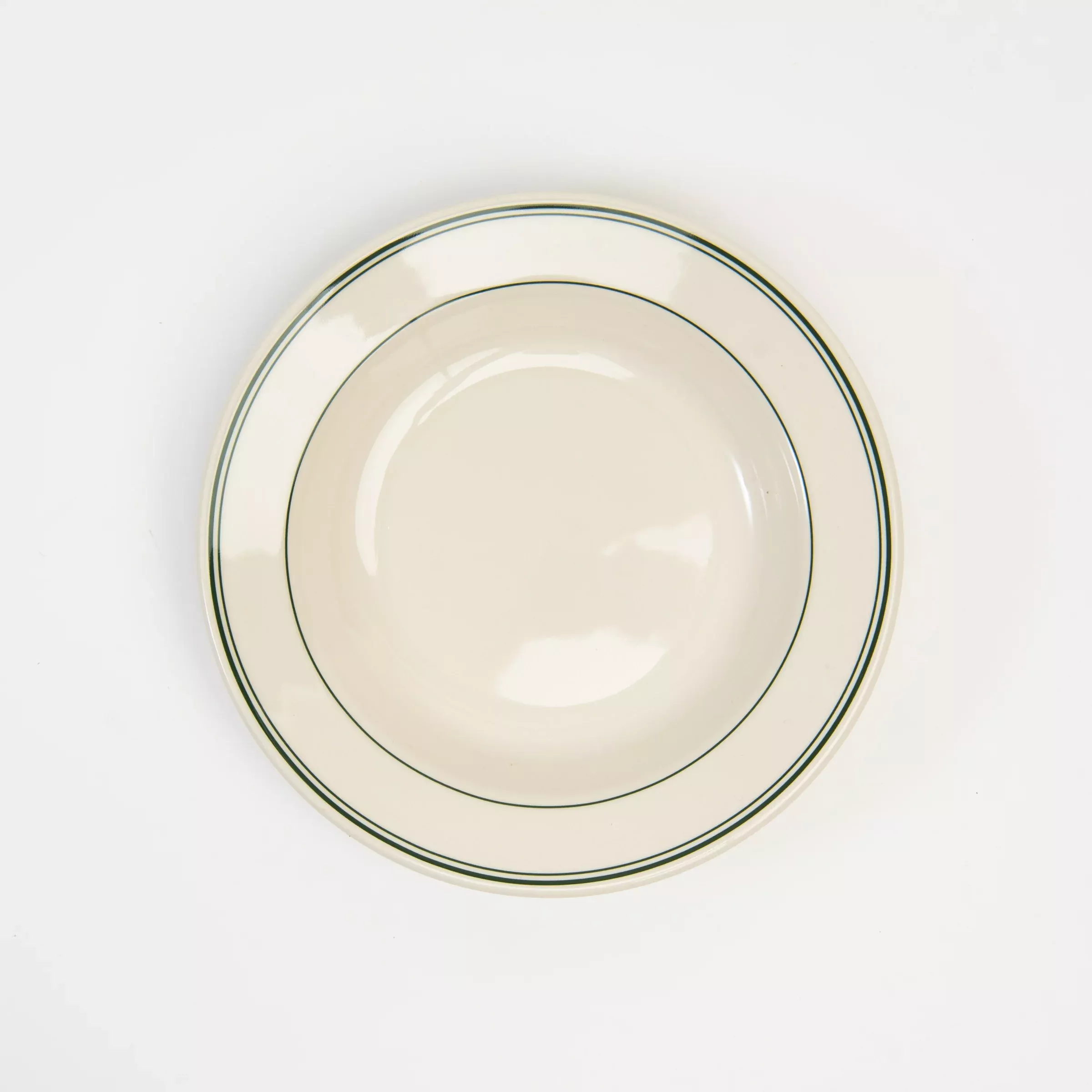 Fish's Eddy Greenband Soup Bowl
