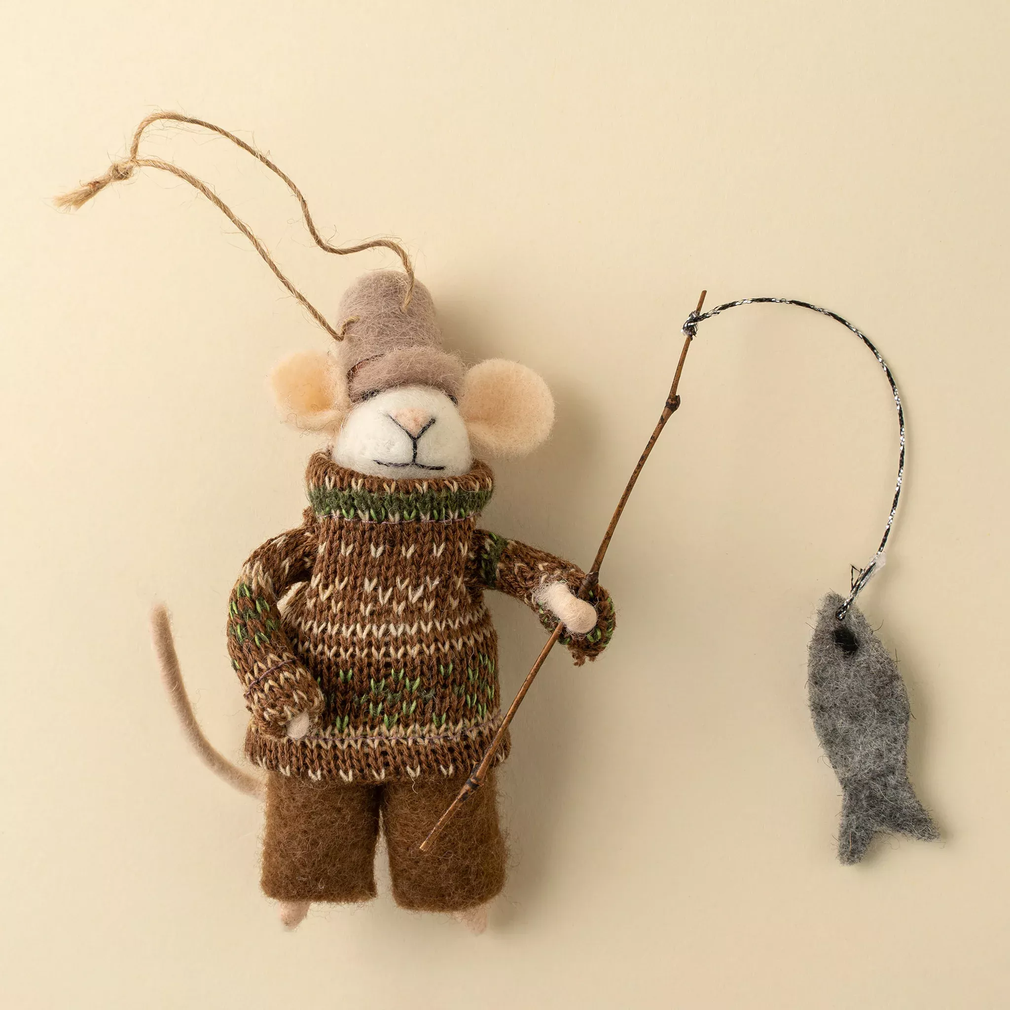 Fisherman Frank Ornament