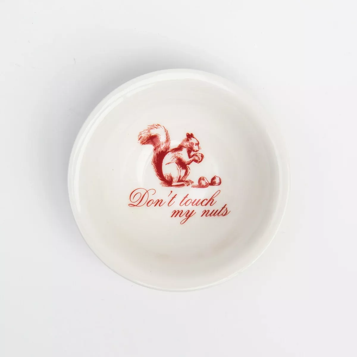 Fishs Eddy Don't Touch My Nuts Bowl