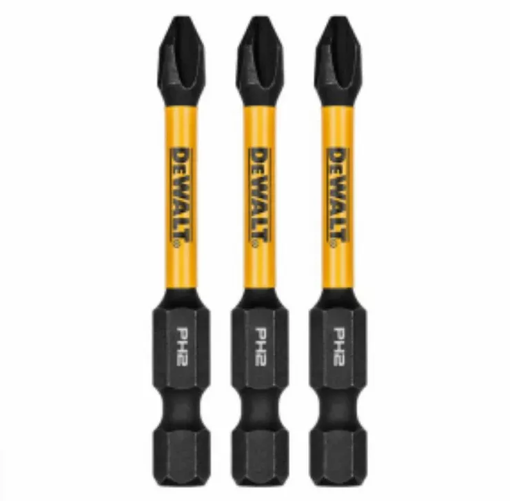 FlexTorq PH2 Phillips Impact Driver Bits – 1/4 x 2" – 3-Pk.
