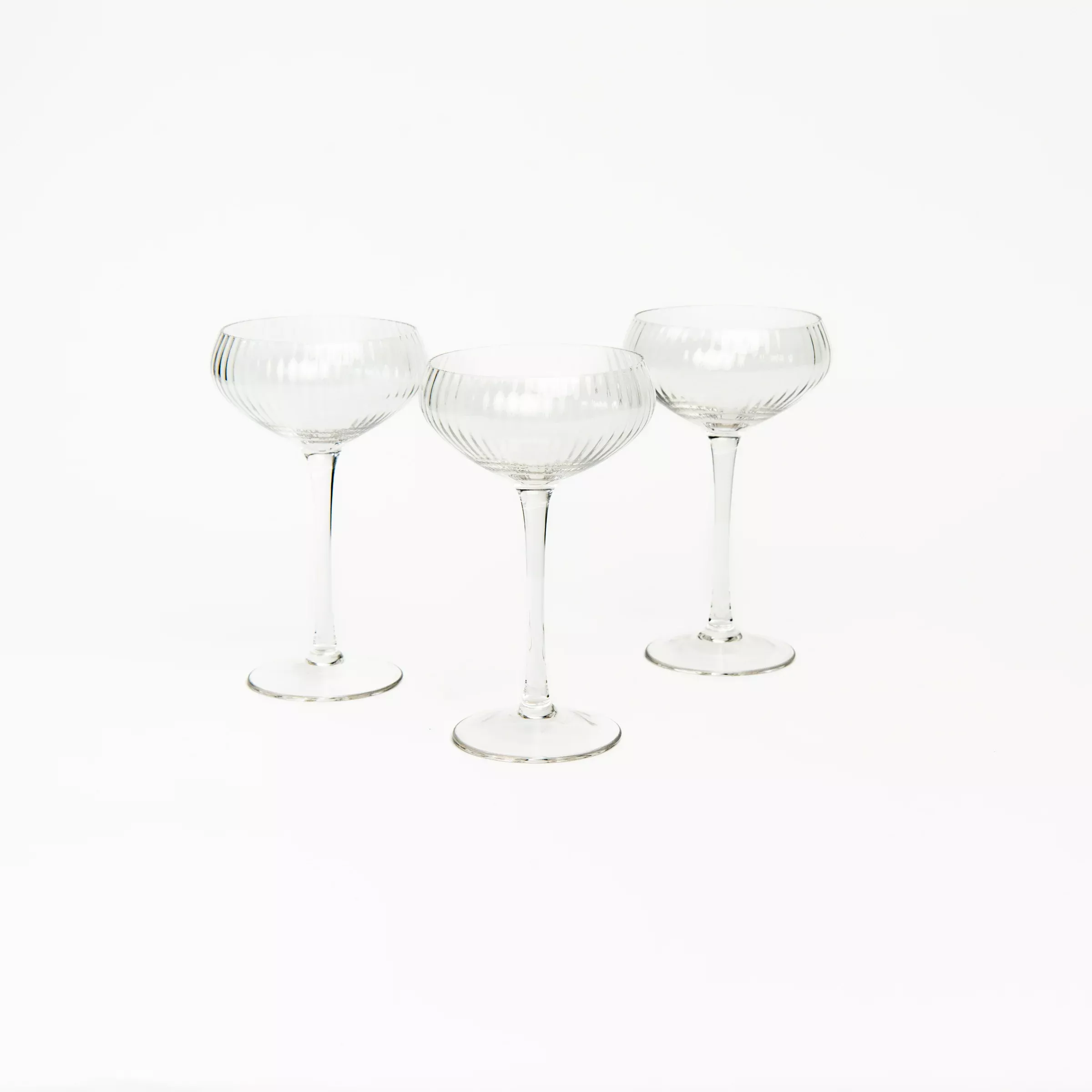 Fluted Champagne Coupe