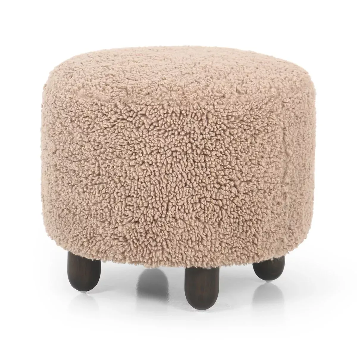 Four Hands Aniston Ottoman in Andes Toast