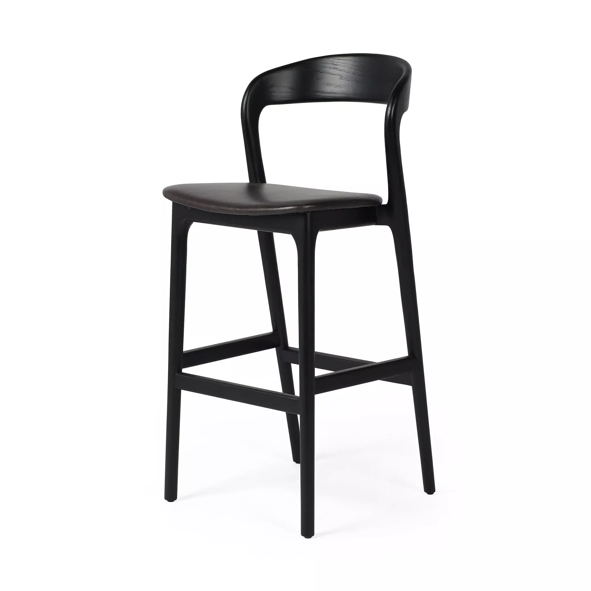 Four Hands Bar Stool in Sonoma Black