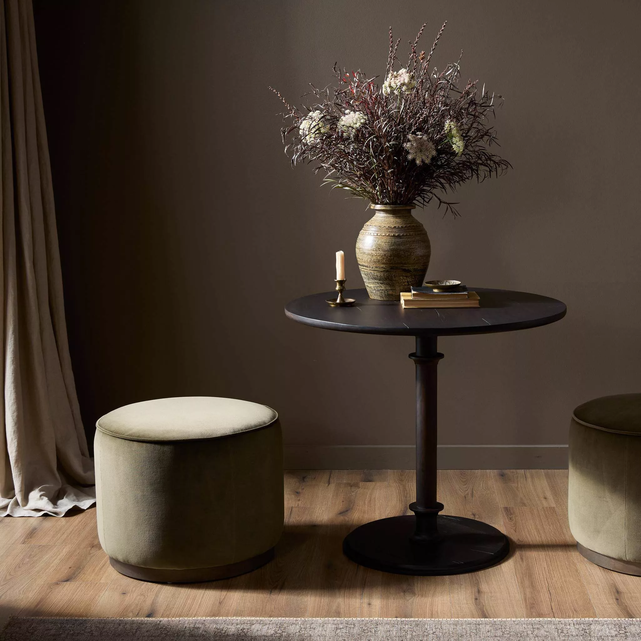 Four Hands Barron End Table in Dark Reclaimed