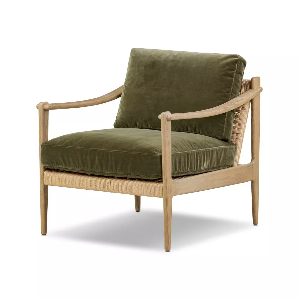 Four Hands Barwin Chair in Surrey Olive
