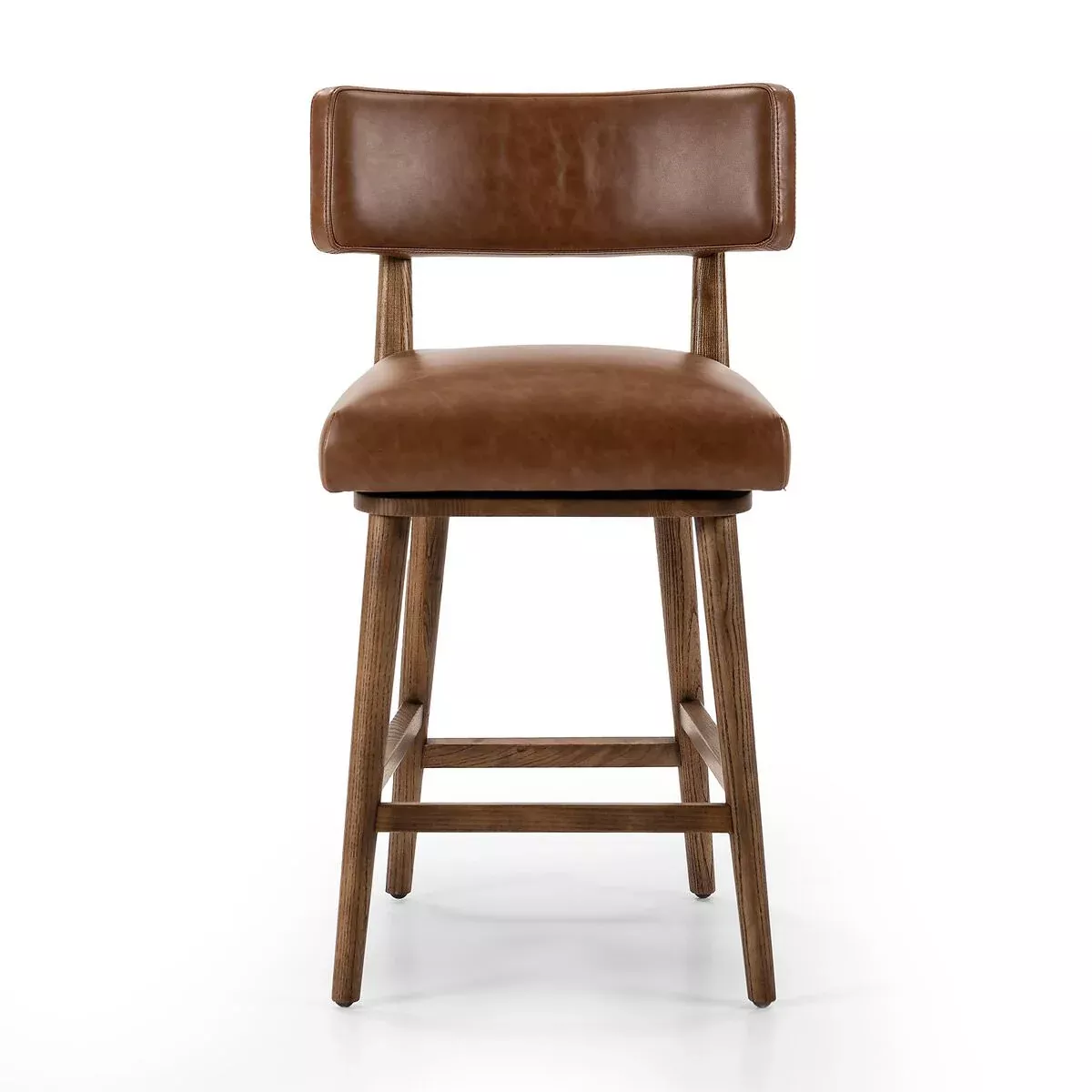 Four Hands Cardell Swivel Counter Stool in Sonoma Chestnut