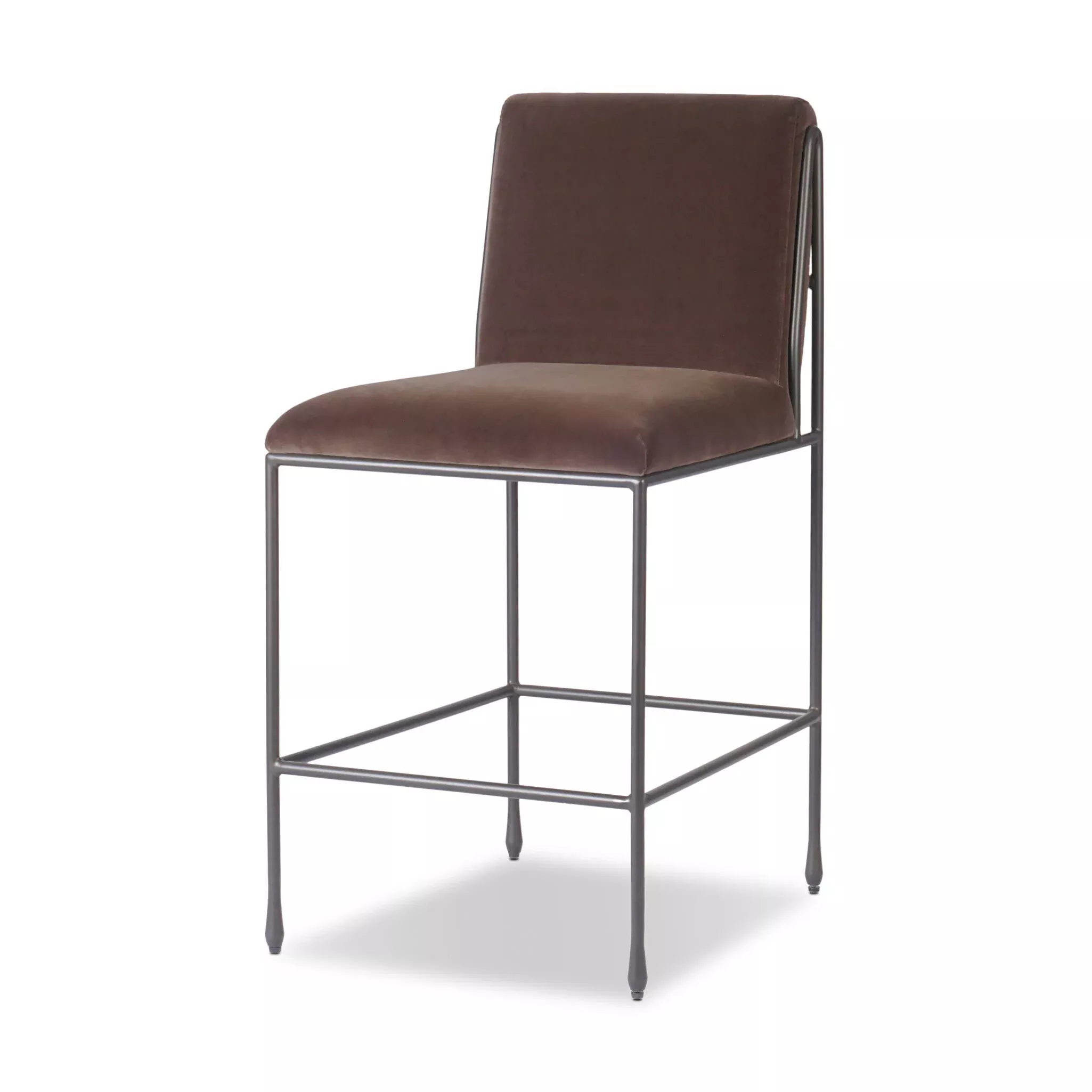 Four Hands Decker Counter Stool in Surrey Mink