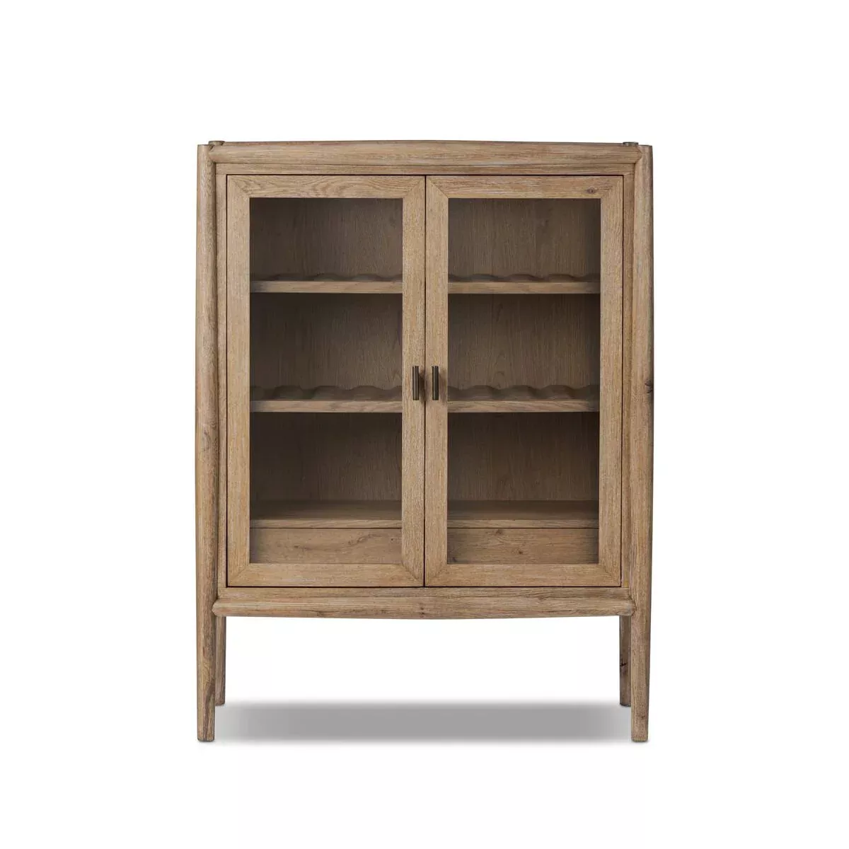 Four Hands Glenview Bar Cabinet in Weathered Oak