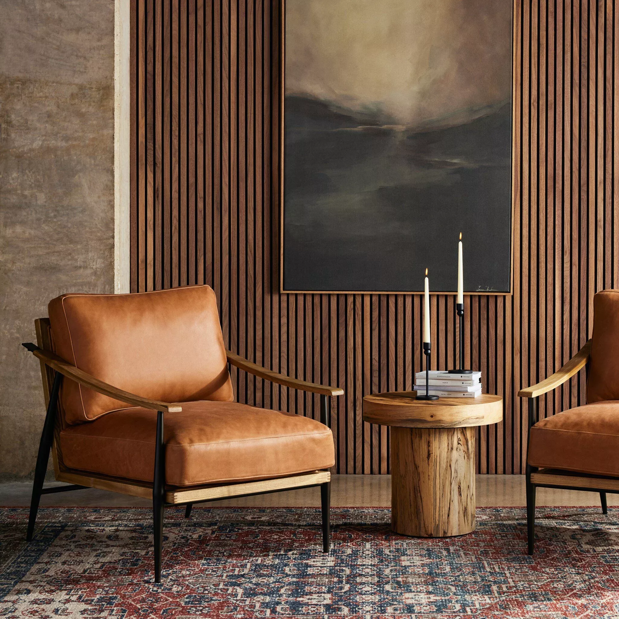 Four Hands Kennedy Chair in Palermo Cognac