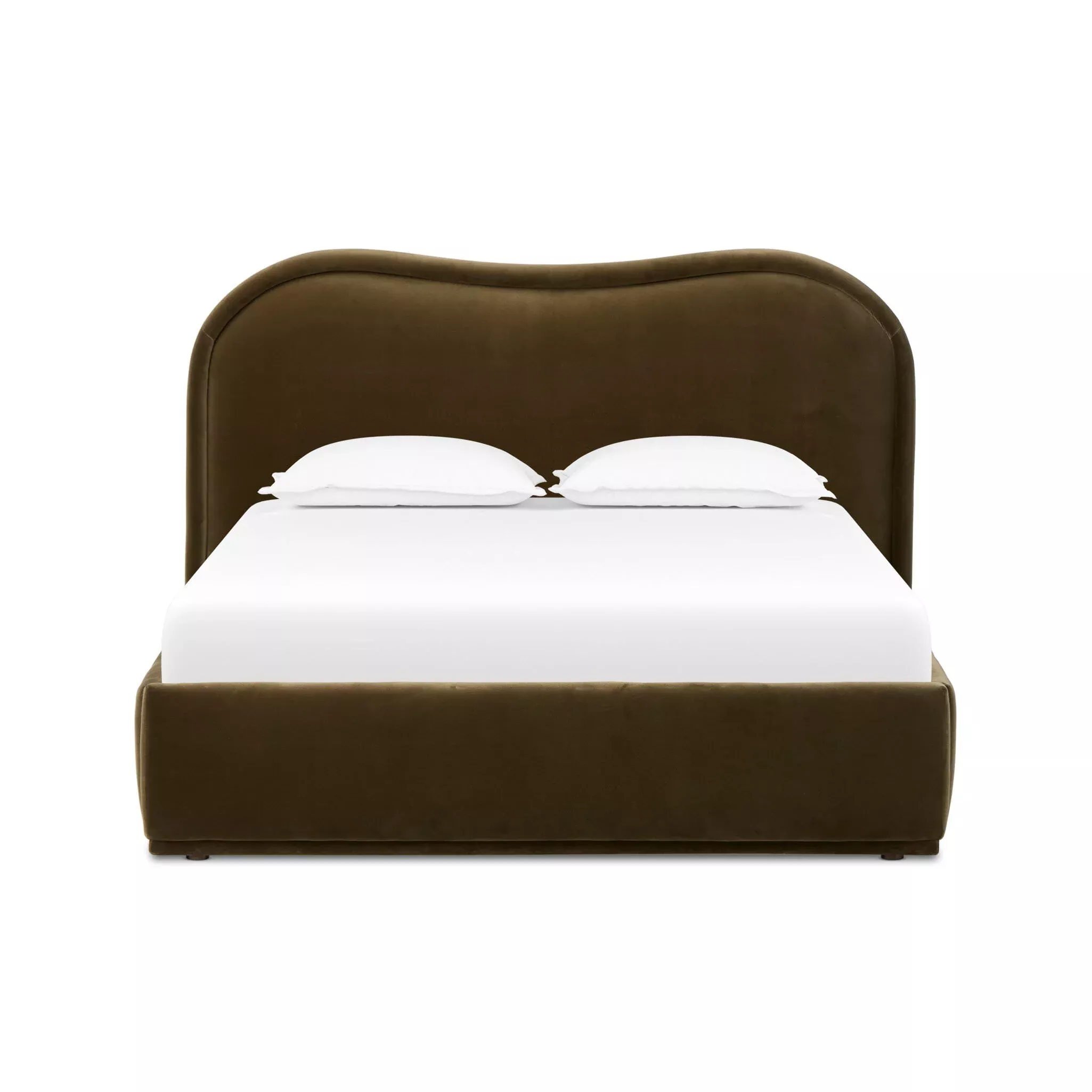 Four Hands King Julia Bed in Surrey Olive