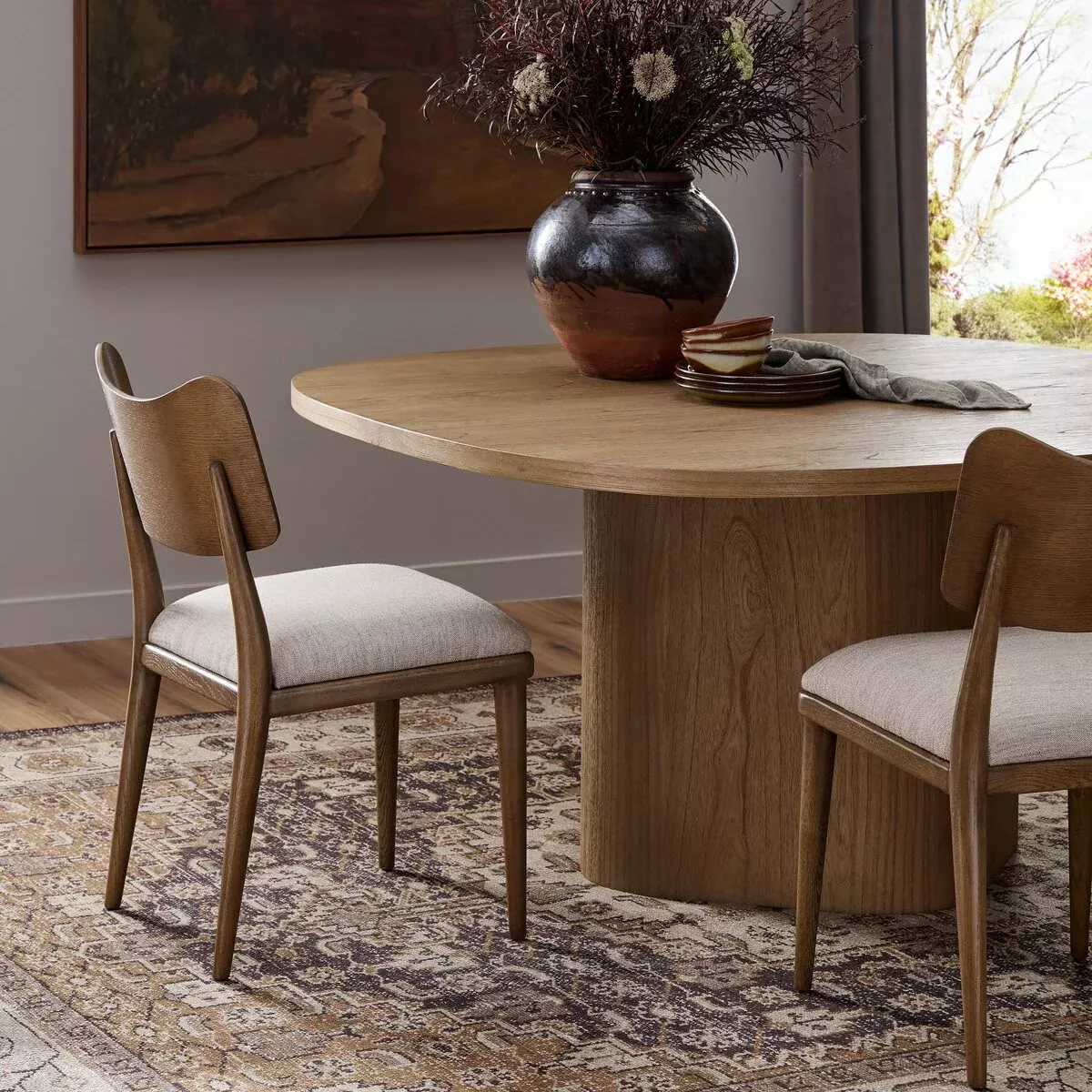 Four Hands Marley Dining Chair in Alcala Wheat