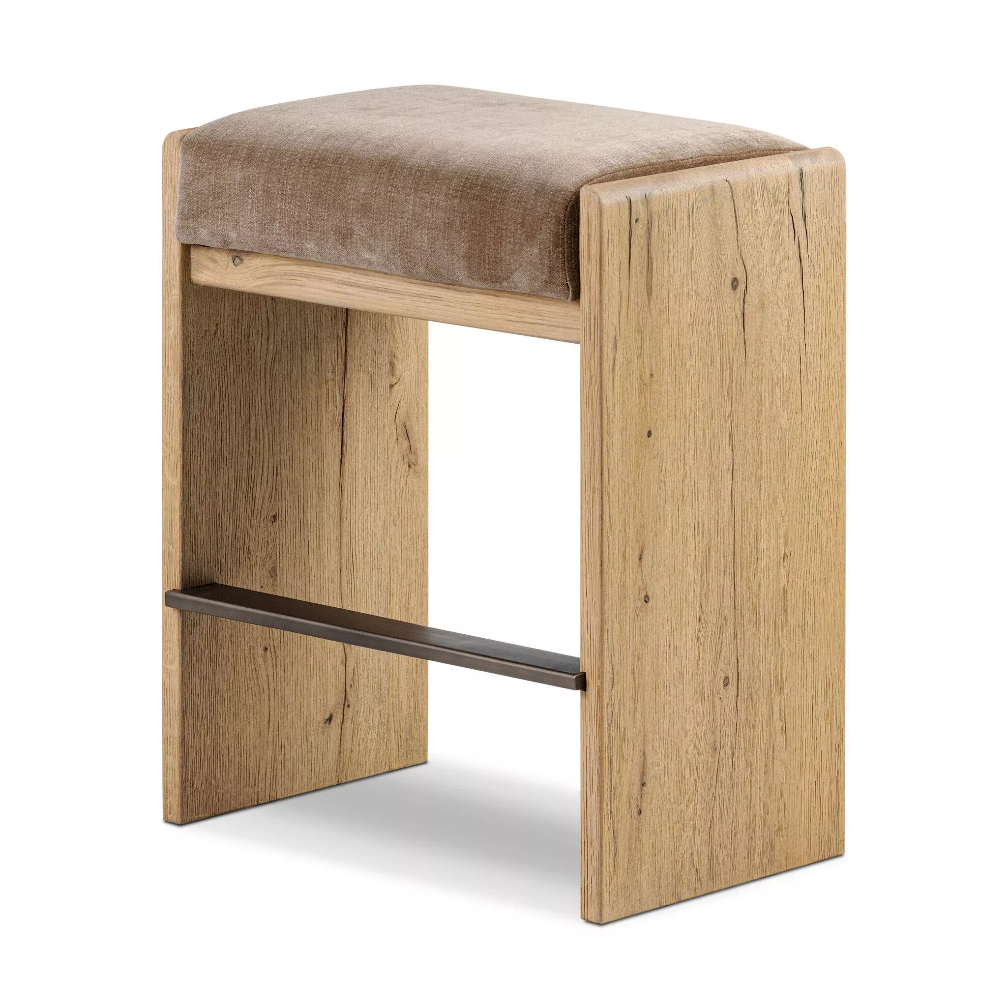 Four Hands Nash Counter Stool in Altair Mushroom