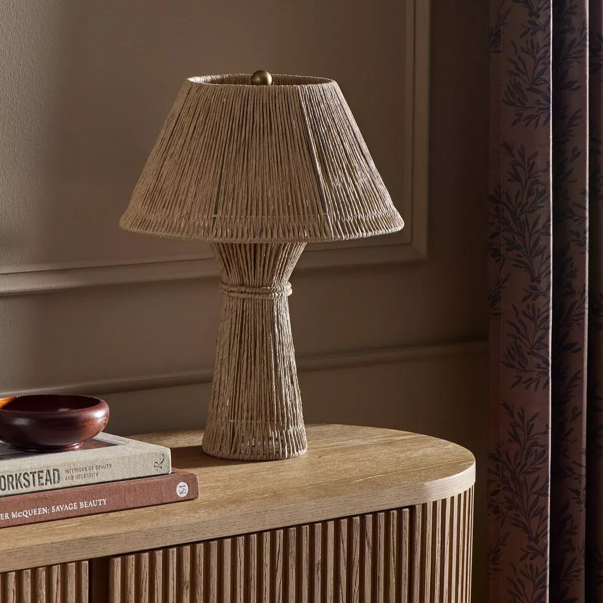 Four Hands Nessa Table Lamp in Antique Brass Iron