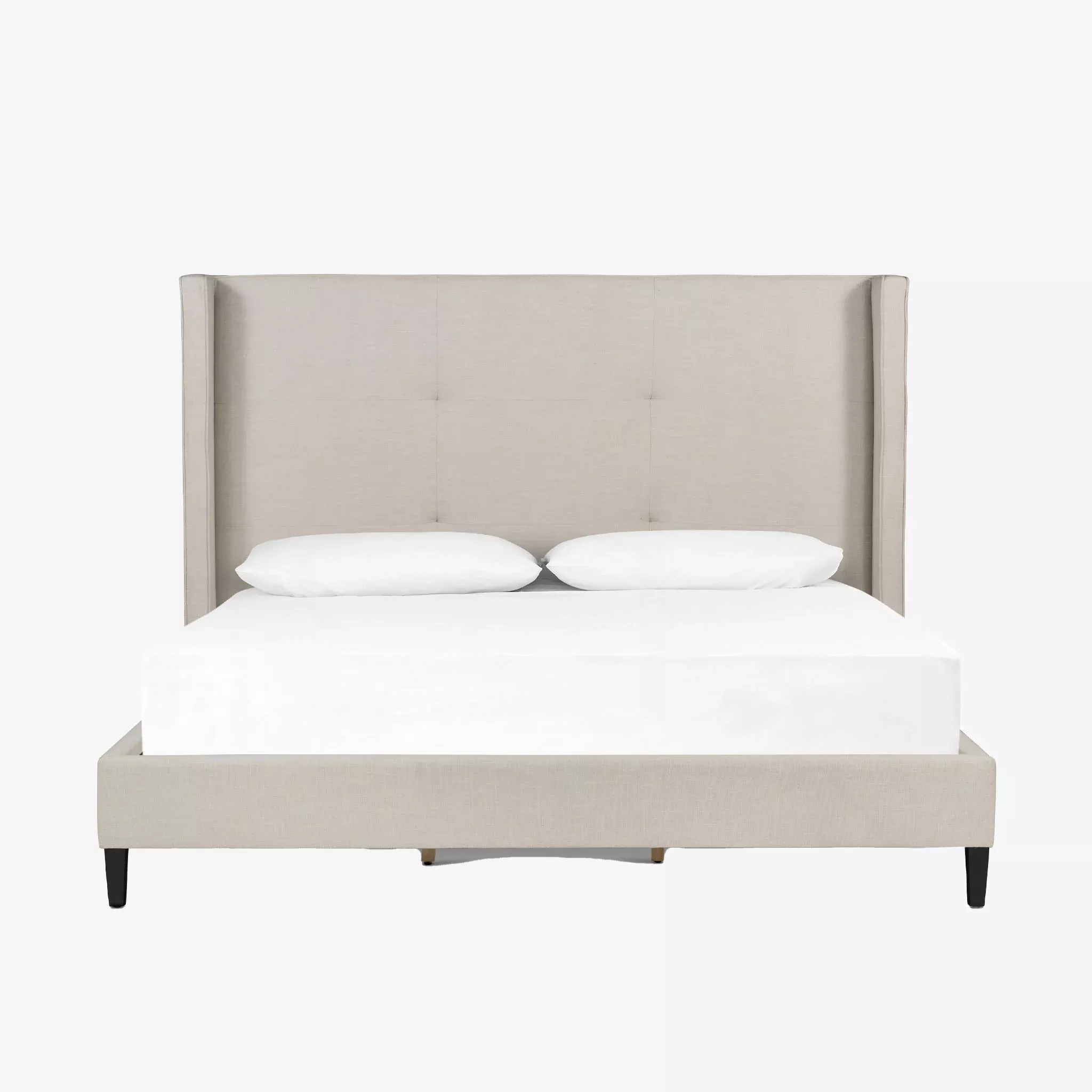 Four Hands Queen Madison Bed in Cambric Ivory