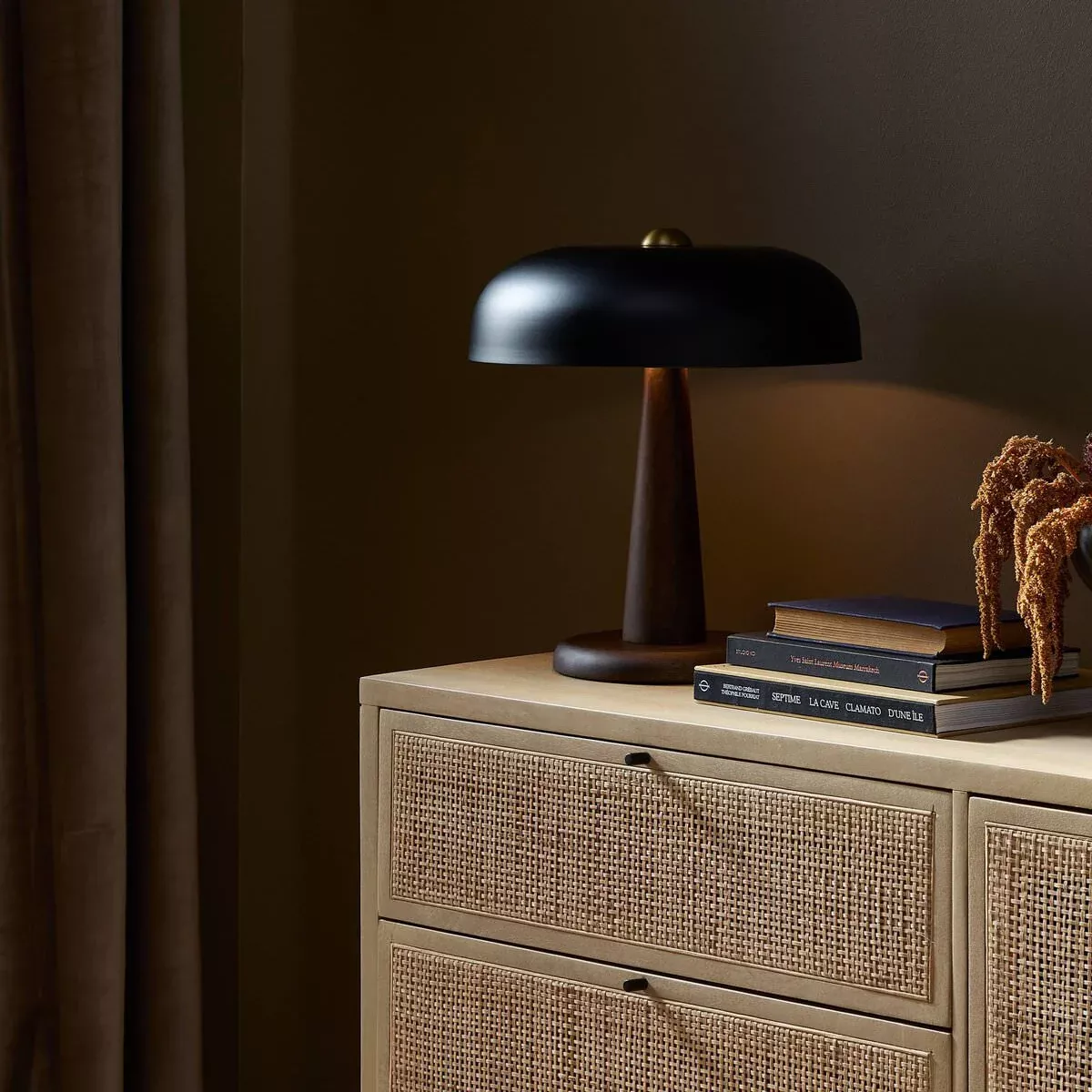 Four Hands Tennon Table Lamp in Russet Mango