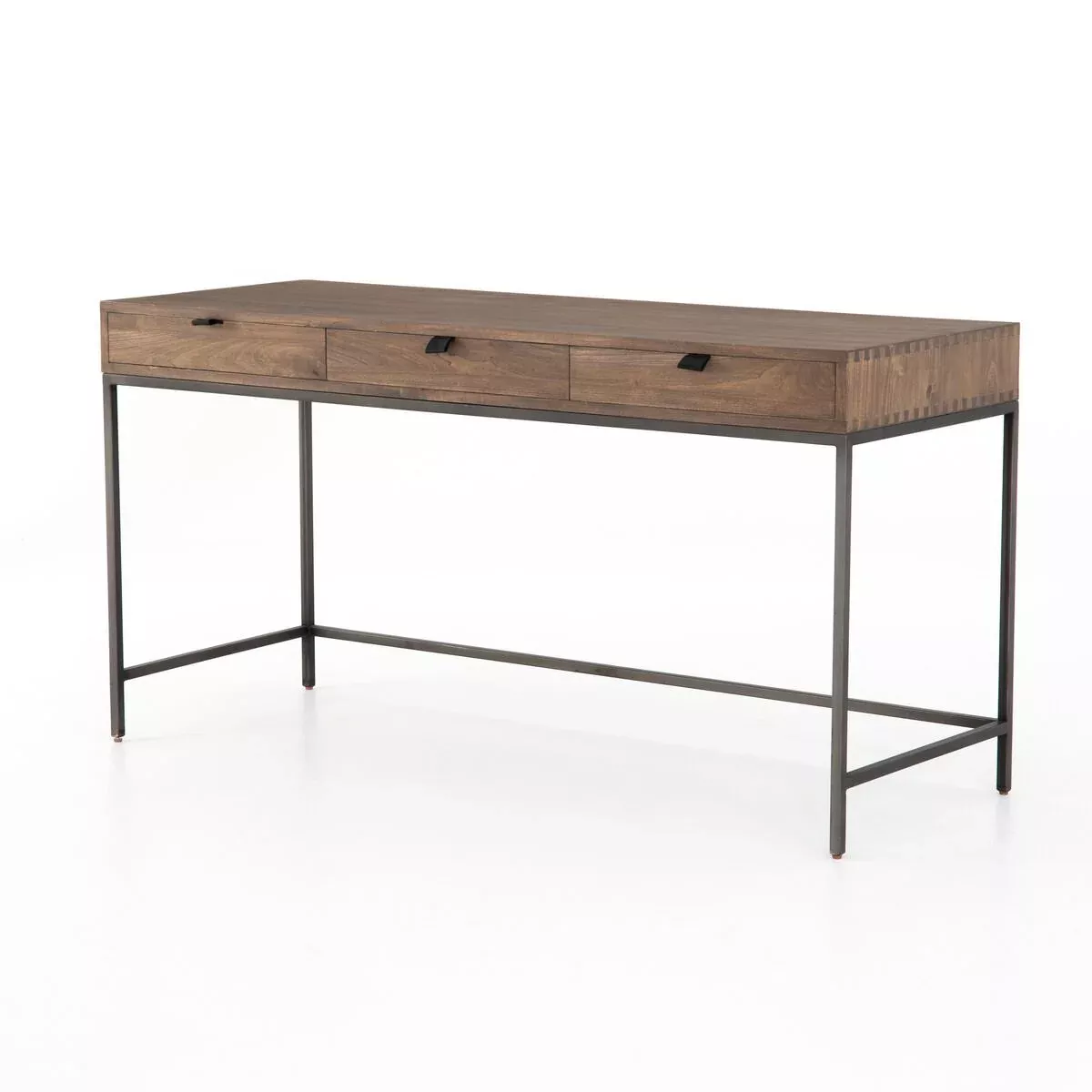 Four Hands Trey Modular Writing Desk in Auburn Poplar