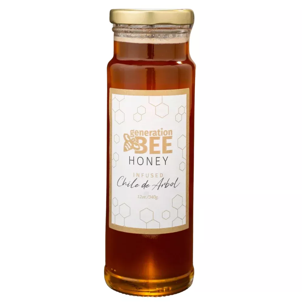 Generation Bee Flavored Honey – Chile de Arbol – 12oz.