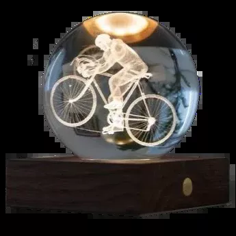 Gingko Designs Amber Crystal Paper Weight – Cyclist