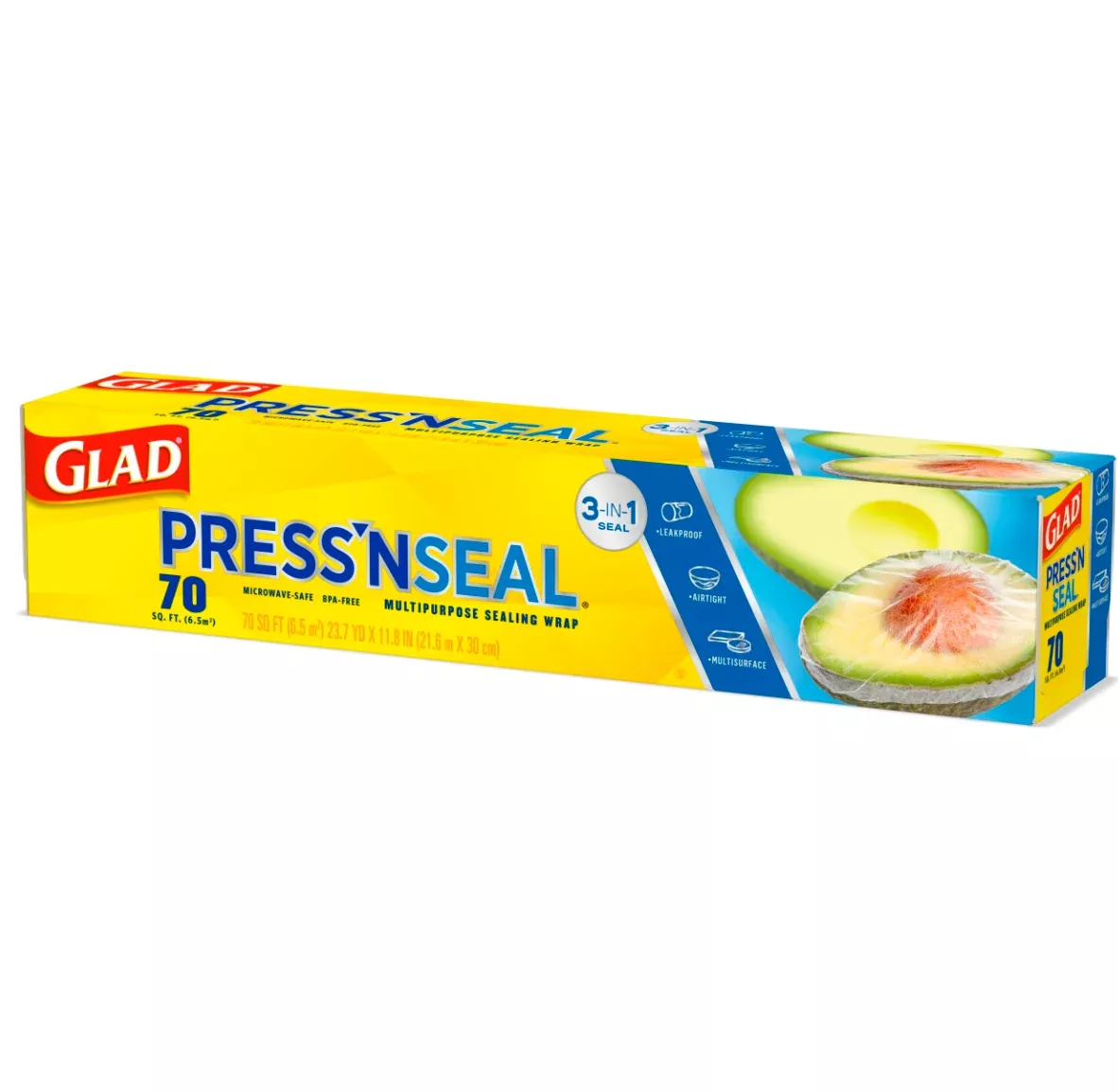 Glad Press & Seal Plastic Food Wrap – 70-Sq. Ft.