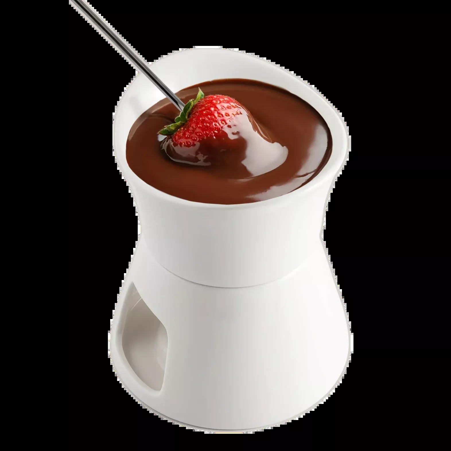 Glow Ceramic Chocolate & Cheese Fondue Set – 9.5oz