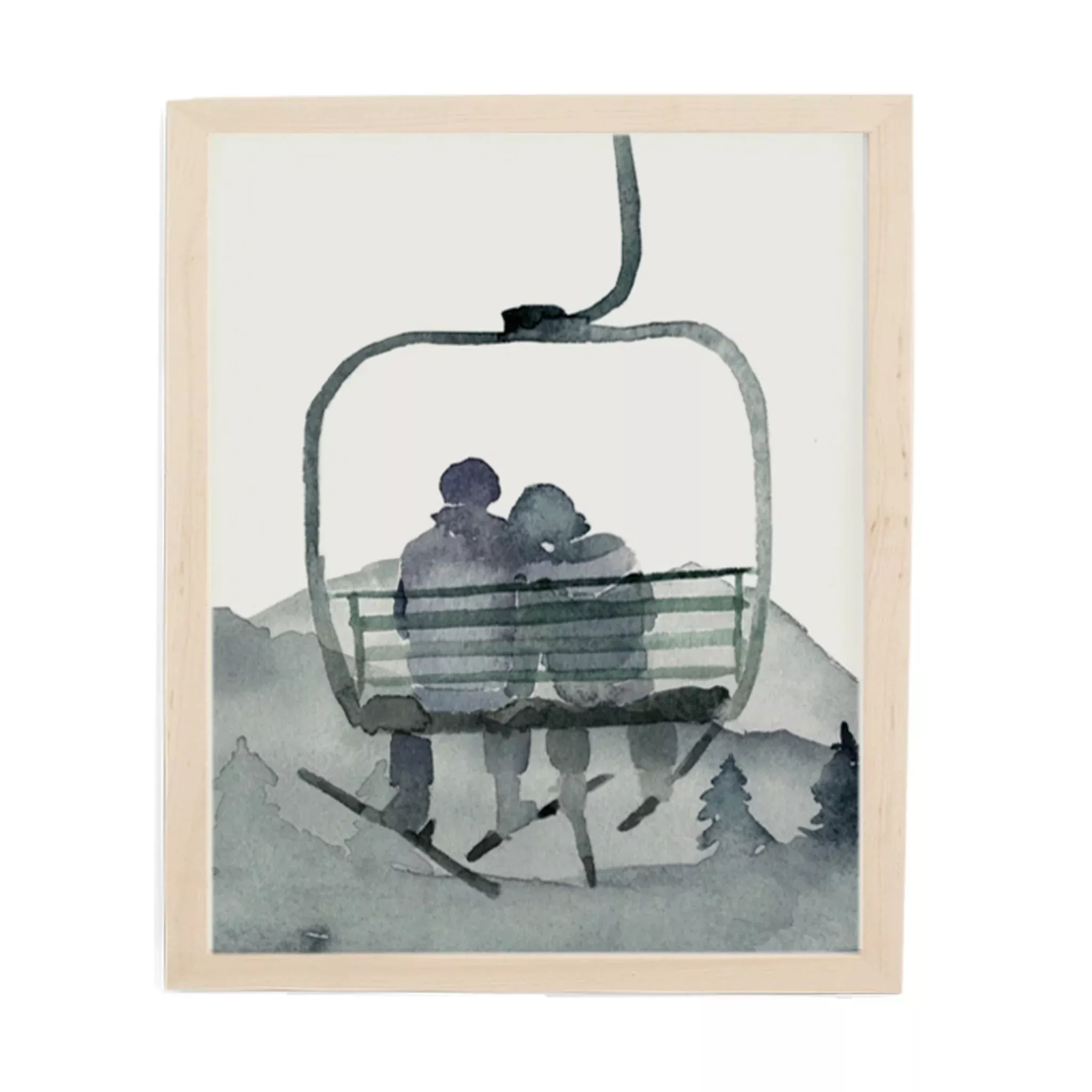 Gondola Ski Art Print
