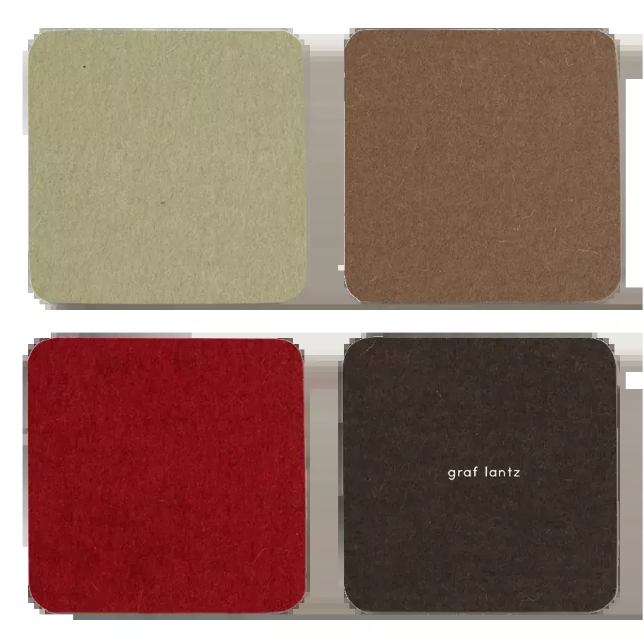 Graf Lantz Bierfilzl Square Felt Coaster – Bonfire – 4pk