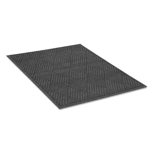 Guardian EGDFB040804 48 in. x 96 in. EcoGuard Diamond Rectangular Floor Mat - Charcoal