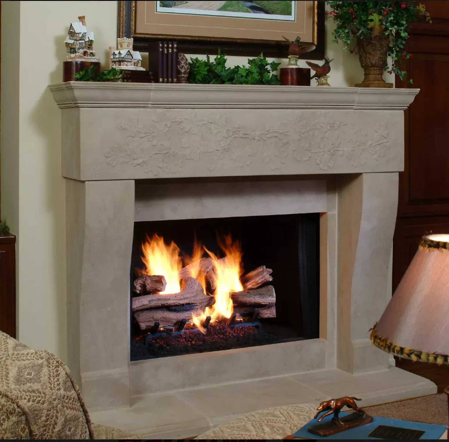 Hargrove 18-21 Inch Stacked Large Vented Log Set Match Light - 18SNDS0A8