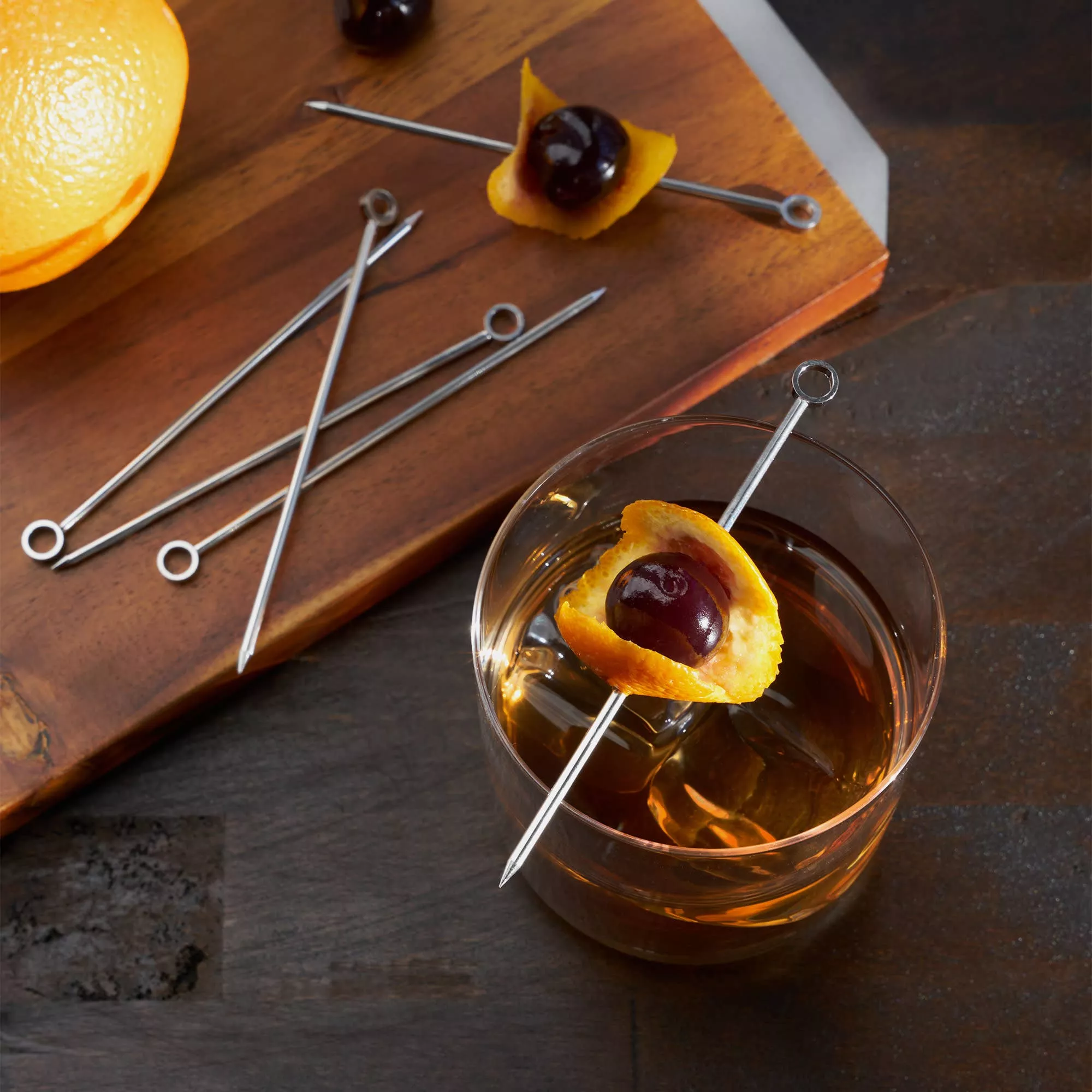 Harrison Reusable Stainless Steel Cocktail Picks