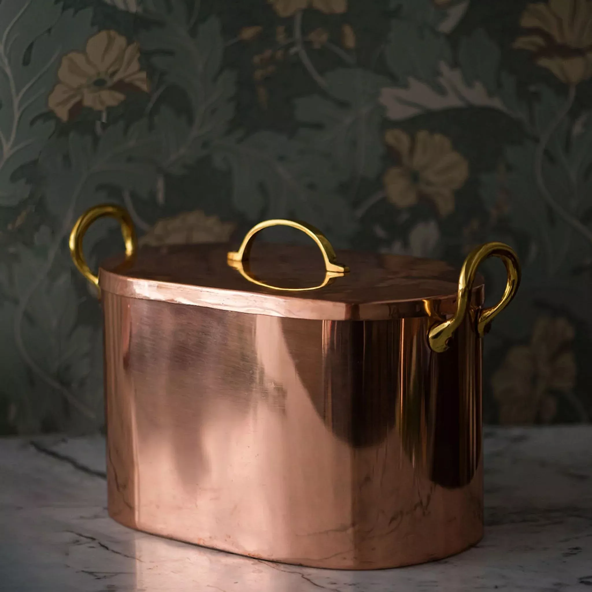 Heirloom Copper Bread Box
