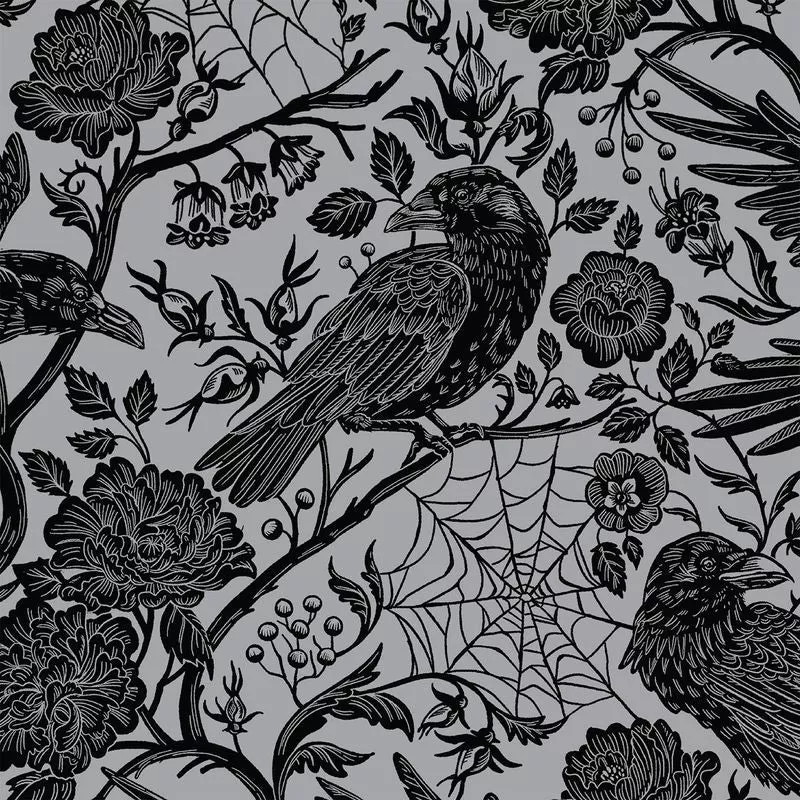 Hester & Cook Beverage Napkin – Raven Toile – 20pk