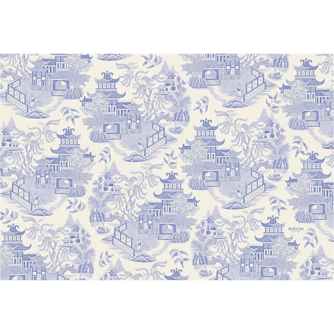 Hester & Cook Paper Placemats - Blue Willow – 18 Per Package