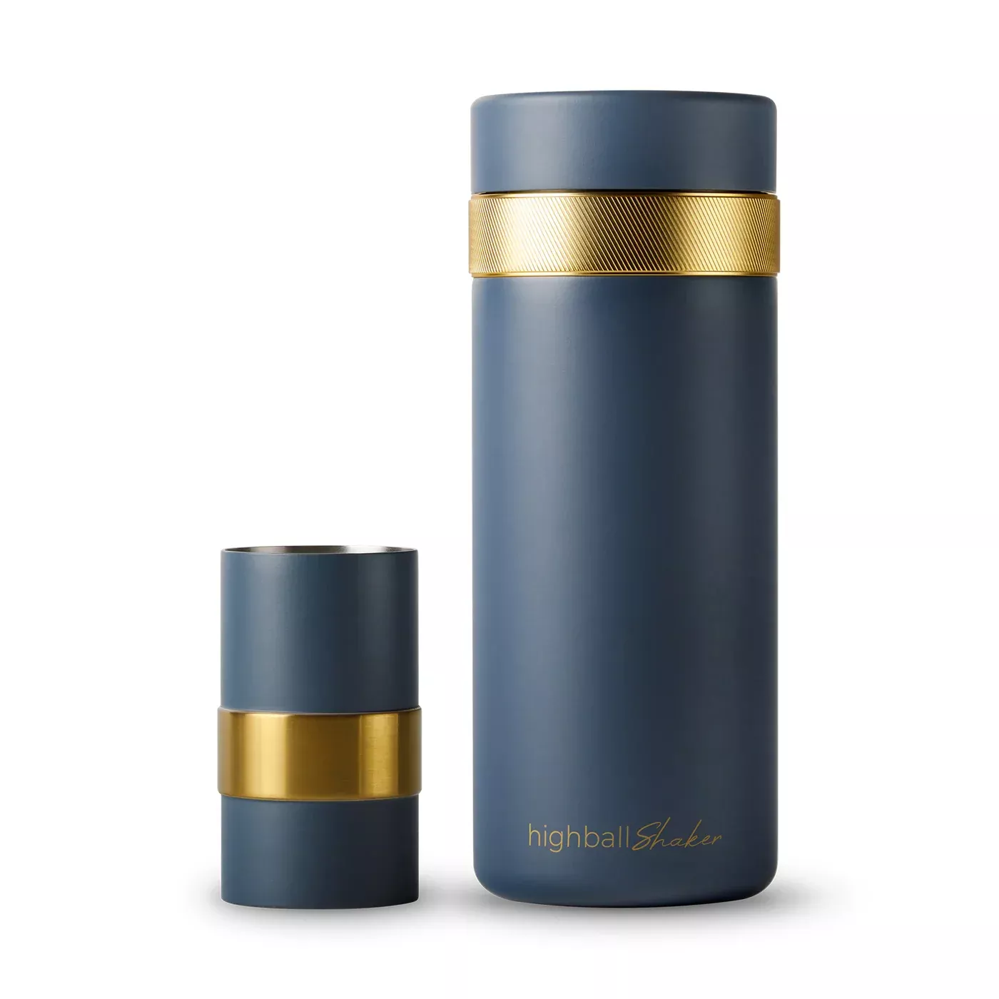 High Camp Highball Shaker in Amalfi Blue