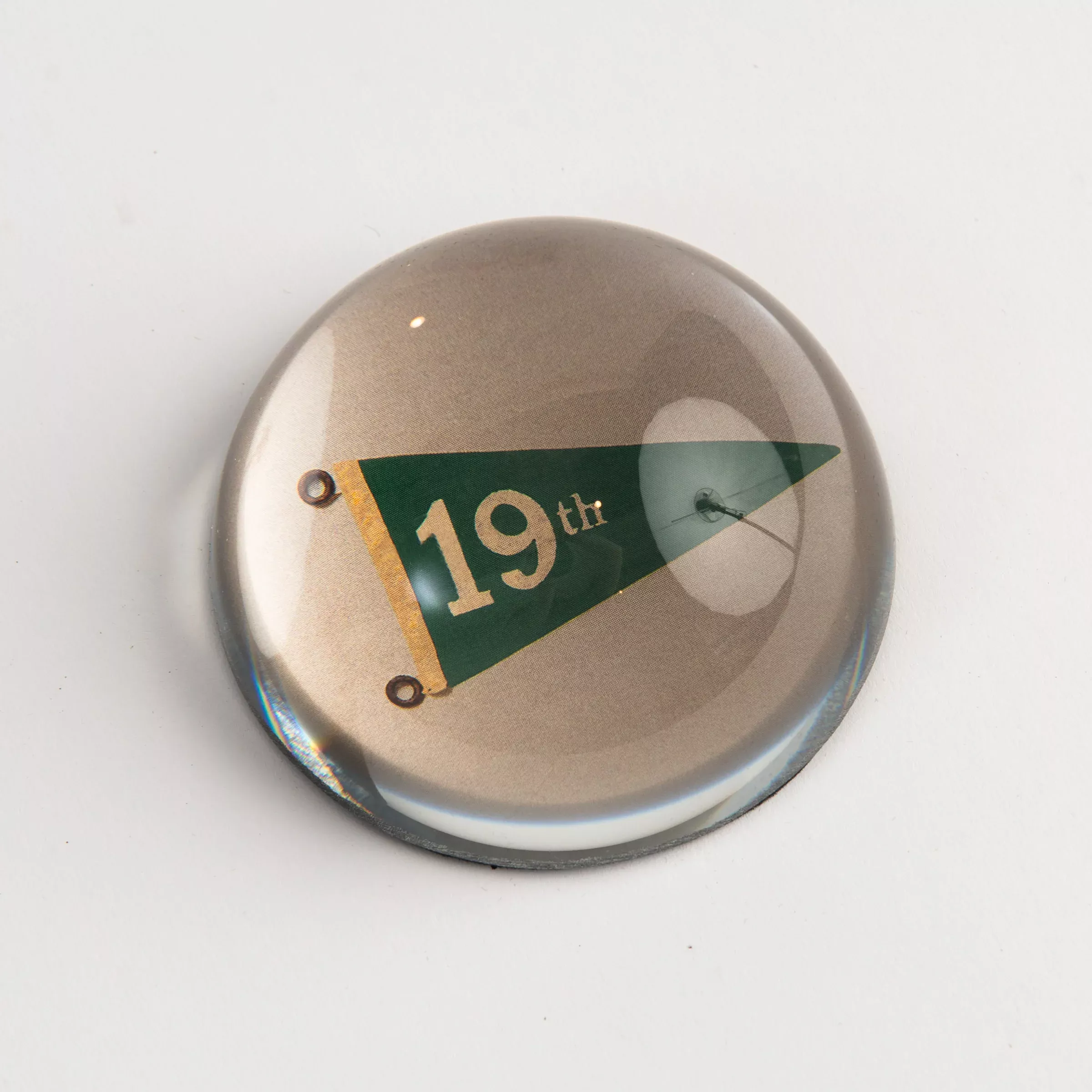 Hole No. 19 Golf Dome Paperweight