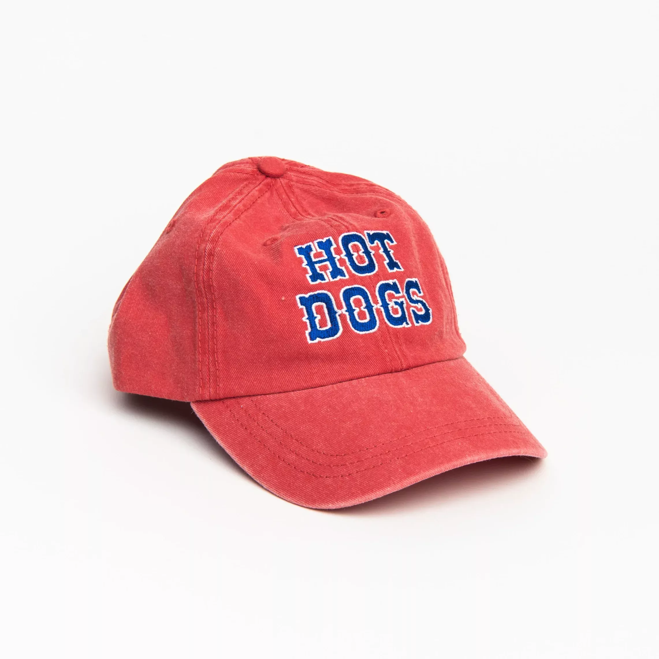 Hot Dog Baseball Hat in Red