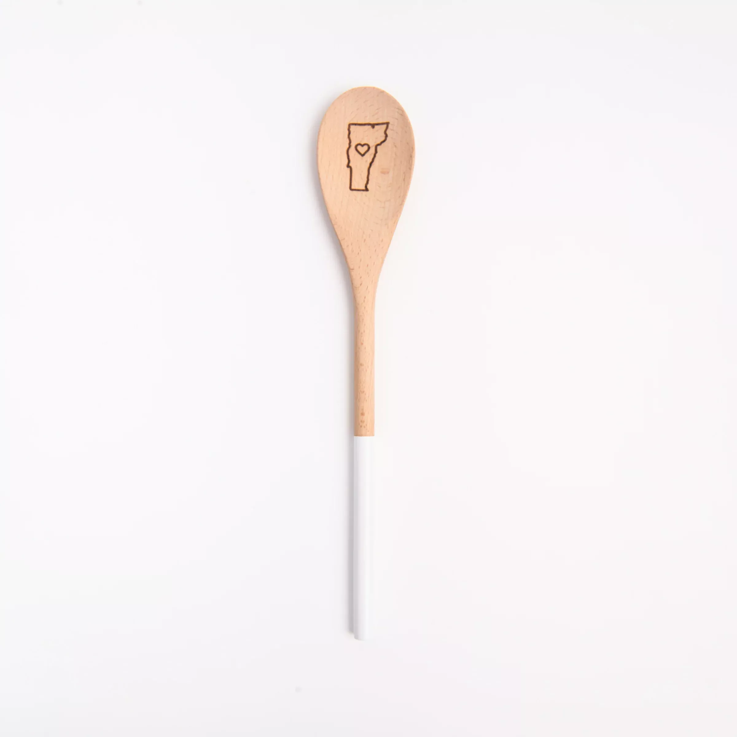 ILOVERMONT Wooden Spoon in White