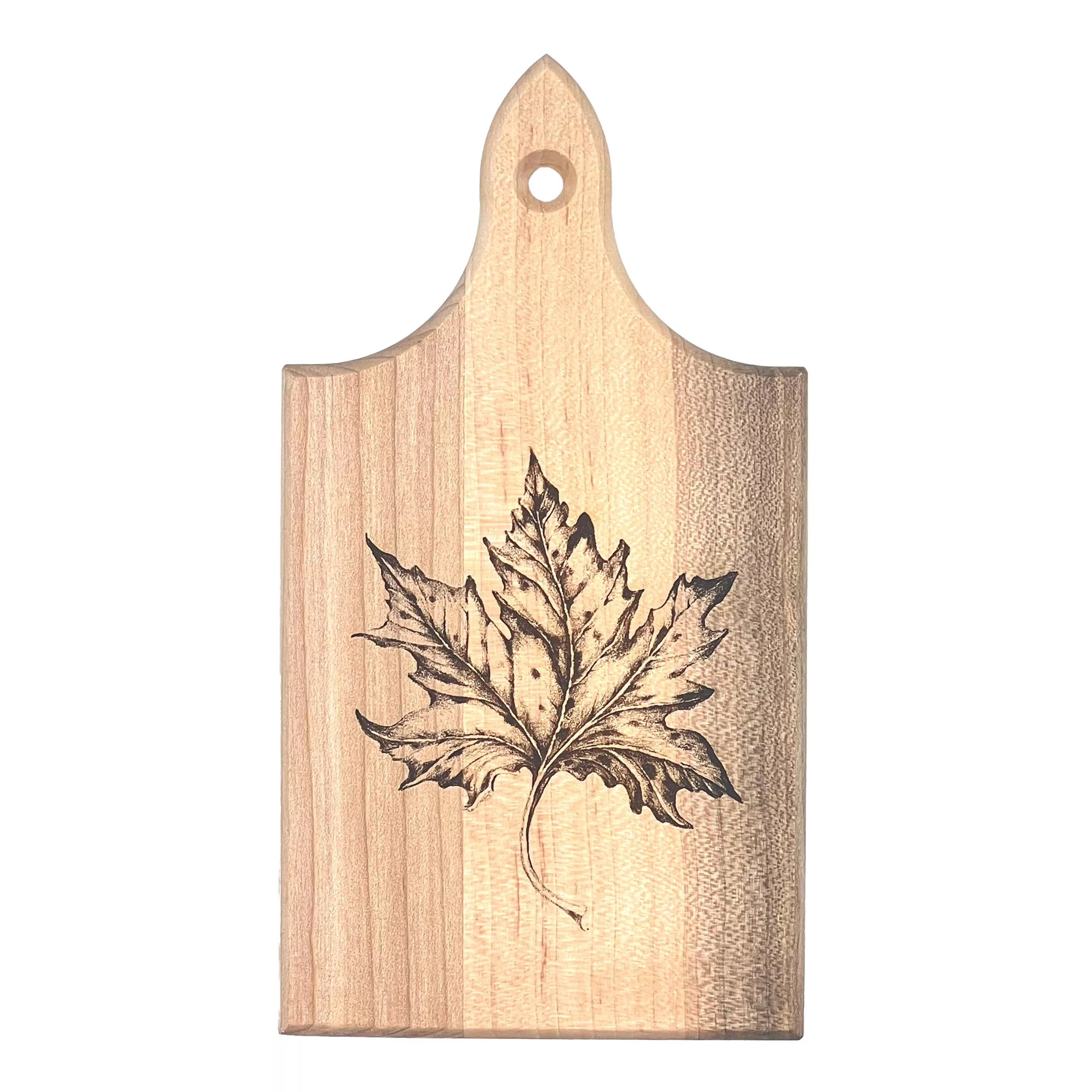 JK Adams Mini Maple Bar Board with Maple Leaf