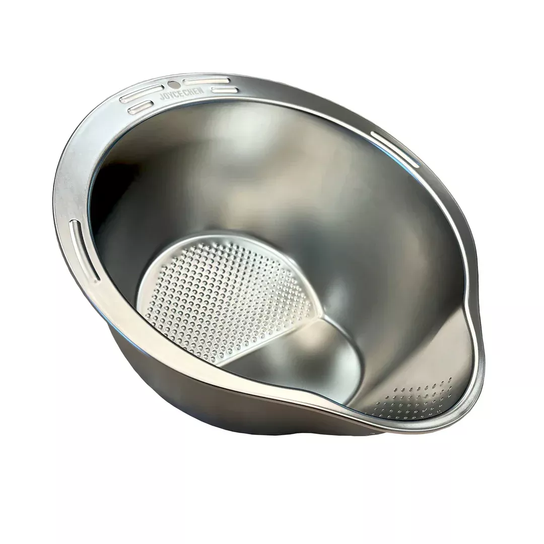 Joyce Chen Rice Washer & Colander Rust-Resistant Stainless Steel – 9.5" dia. x 5"
