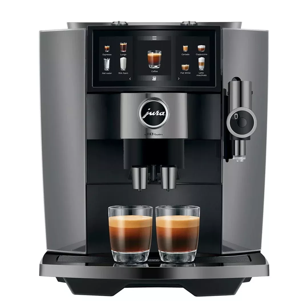 Jura J10 Twin Super Automatic Coffee Machine 15724 (Diamond Onyx)